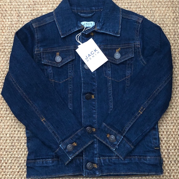 NEW JANIE and  JACK Unisex Denim Jacket in Pacific Wash - Picture 2 of 3